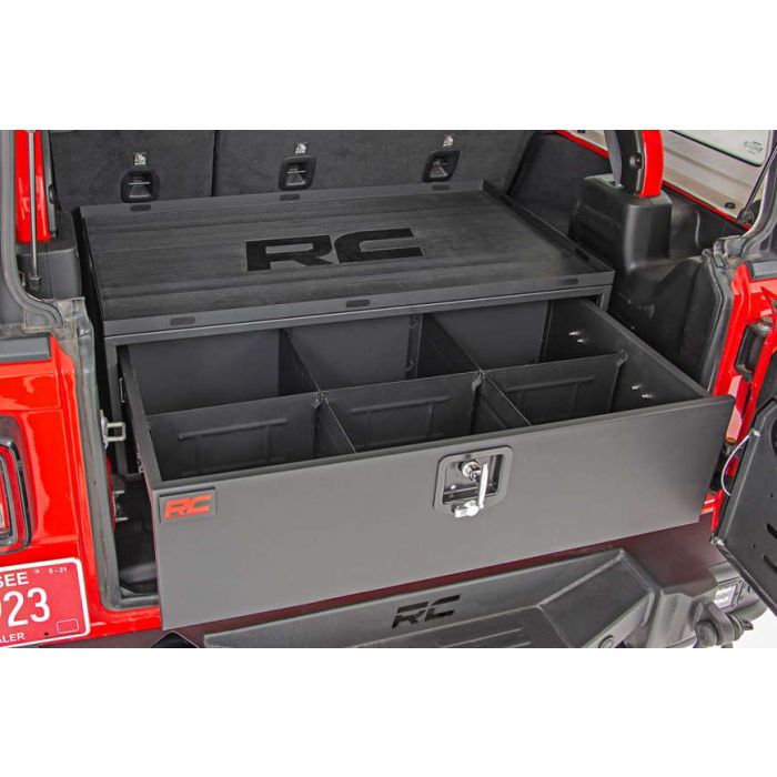 Jeep wrangler trunk storage box hot sale