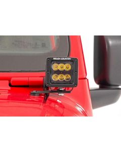 Rough Country 70052DRLA Jeep Wrangler JL Unlimited, Gladiator JT windshield LED light kit