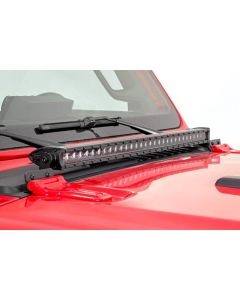 Rough Country 70054 Jeep Wrangler JL, Unlimited, Gladiator JT 30" LED lights hood kit