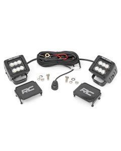 Rough Country 70133BL 2" square Flood CREE LED lights