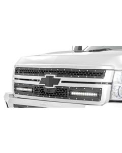 Rough Country 70155 Silverado 2500HD, 3500HD Mesh Grille LED kit