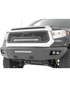 Rough Country 70225 Tundra Mesh Grille with Dual Row LED, Amber DRL