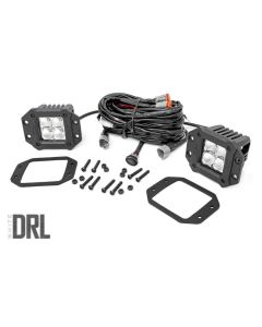 Rough Country 70803DRLA 2" flush mount CREE LED lights