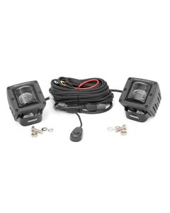 Rough Country 70907 2" square LED SAE fog lights