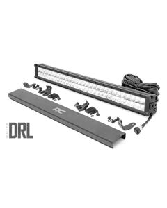Rough Country 70930D 30" dual row Cool White CREE LED light bar - Chrome Series