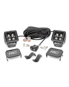 Rough Country 71031 Ford F150 LED Ditch Light Kit, White DRL