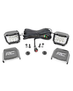 Rough Country Ford Bronco 71050 LED Ditch Mount w/ 3" Osram Wide Angle
