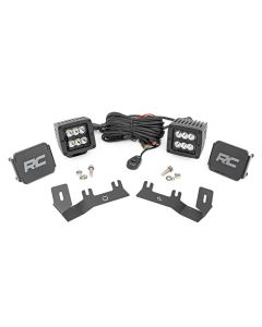 2014-18 2&4WD Chevy Silverado 1500 LED Ditch Light Kit, Spot Beam