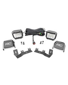 2014-18 2&4WD Chevy Silverado 1500 LED Ditch Light Kit, Osram Wide Angle