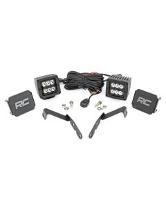 2007-13 Silverado 1500, 2007-14 2500, 3500 LED Ditch Light Kit, Spot Beam