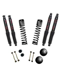 Skyjacker G250PBLTD Jeep Gladiator JT Diesel 4-Door 2.5" lift kit, Black MAX shocks