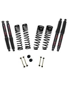 Skyjacker G251PBLT Gladiator JT 4-Door Rubicon 2.5" Long Travel lift kit, Black MAX shocks