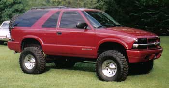 2000 chevy s10 4x4 lift kit