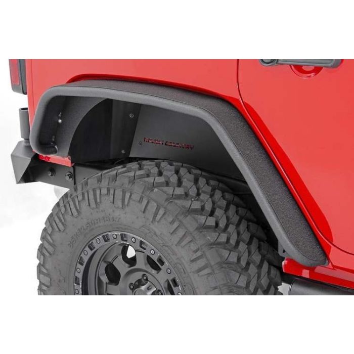 Rough Country Jeep Wrangler JK, Unlimited tubular front fender flares 2007  2008 2009 2010 2011 2012 2013 2014 2015 2016 2017 2018