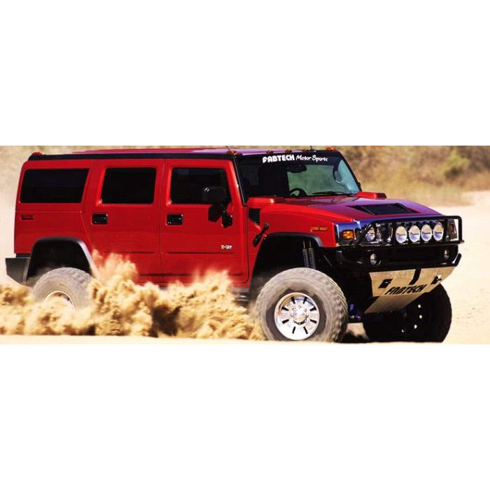 Fabtech Hummer H2 W Factory Air Bags 6 Lift Kit Stealth Monotube Shocks 2003 2004 2005
